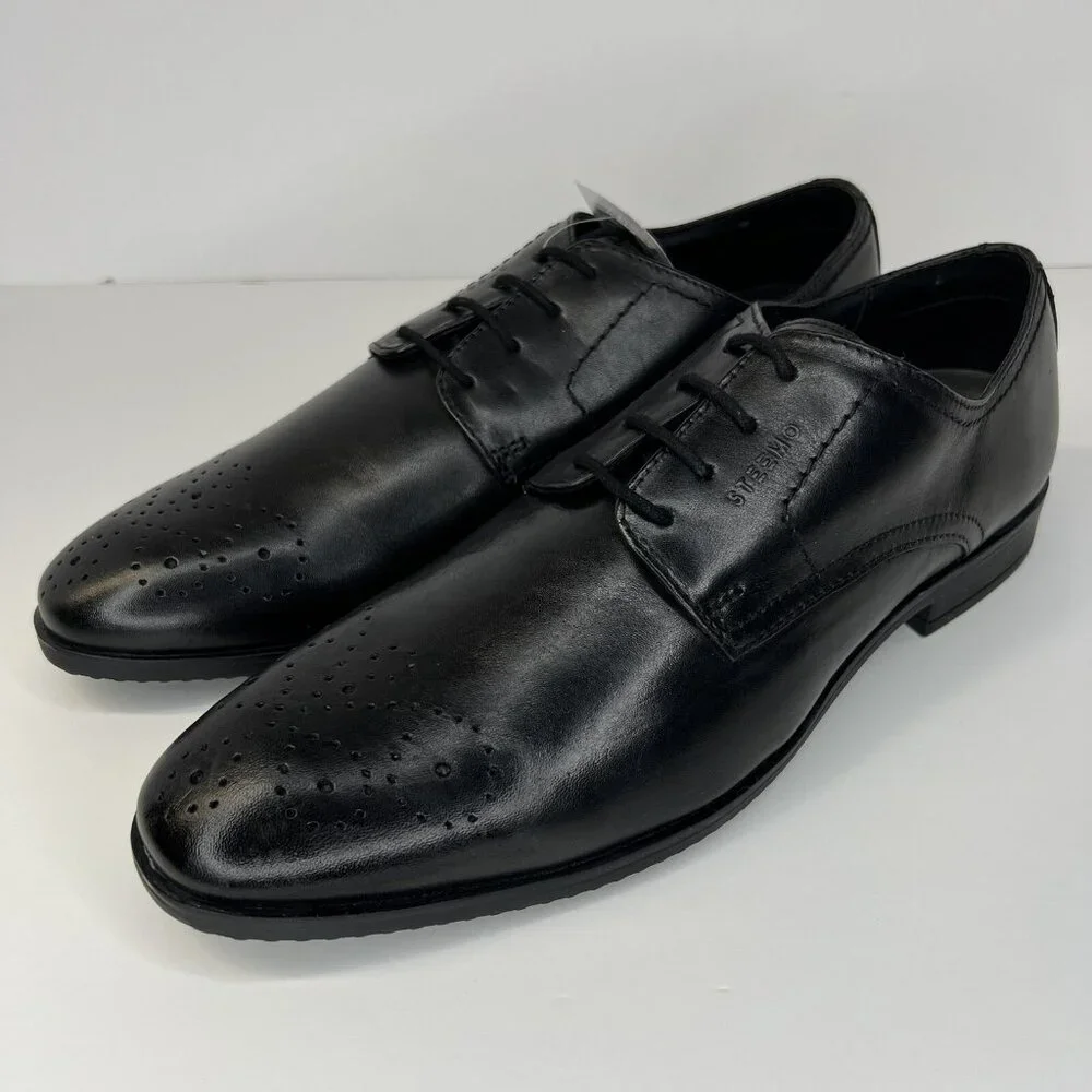 Steemo Lace Up Dress Shoes Mens Size 8.5 Lace-Up Low Heel Dress Oxford